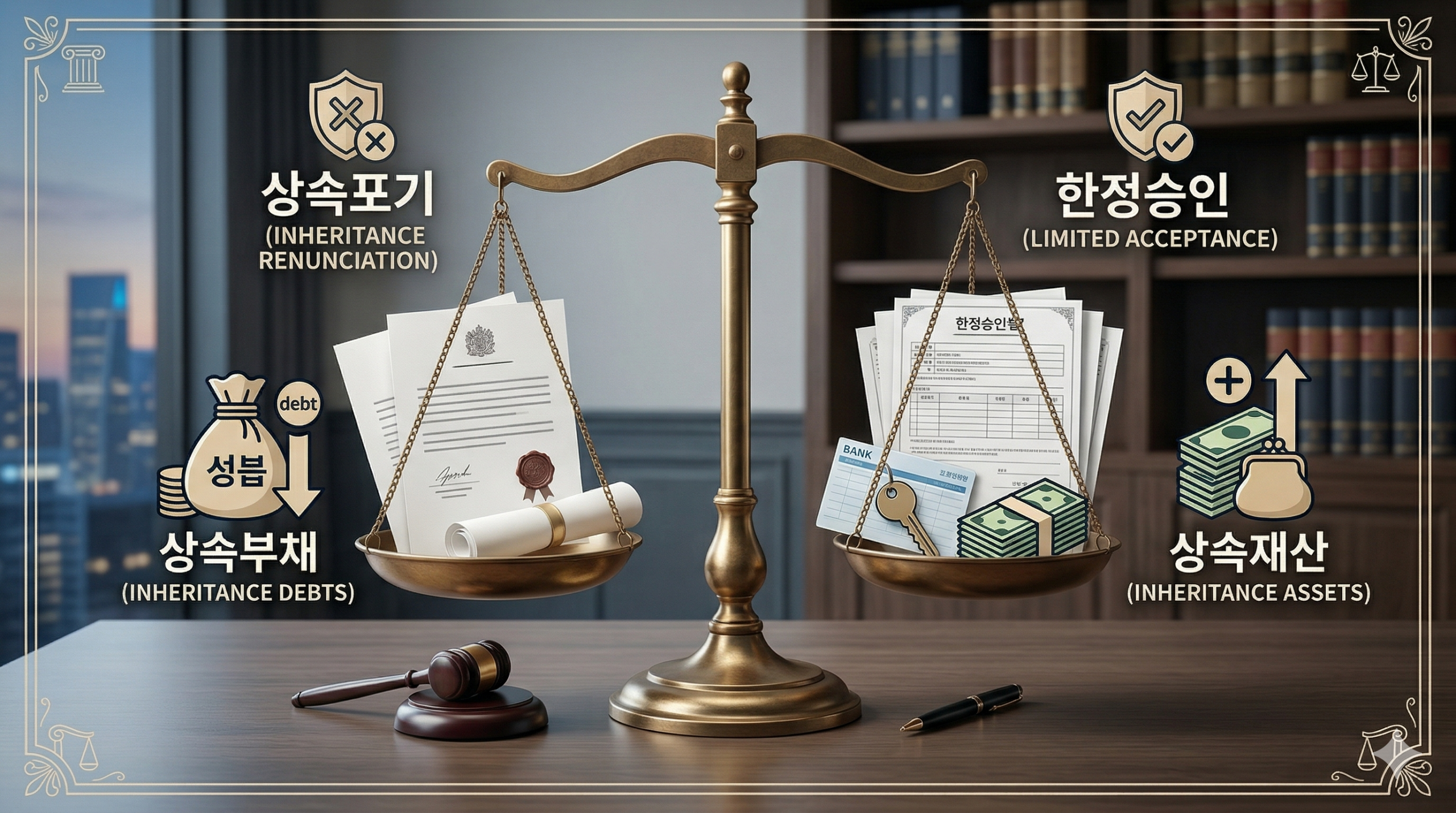 상속포기 한정승인 차이